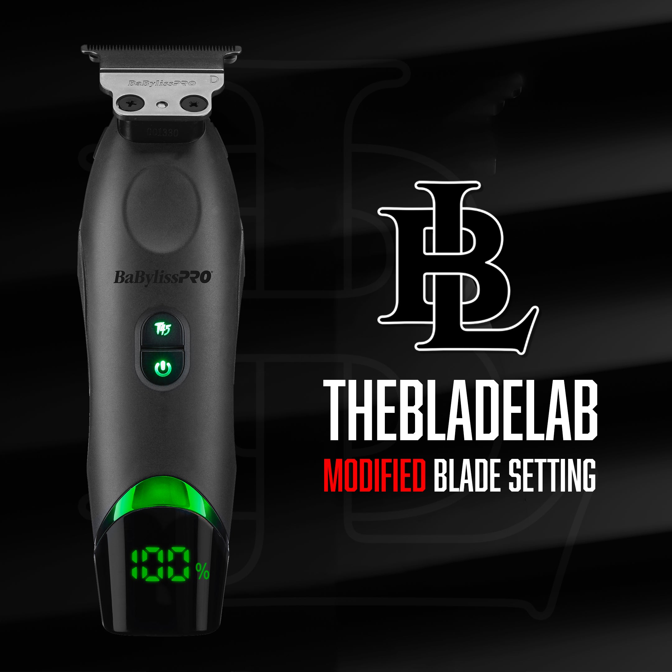 TheBladeLab Babyliss® Tomb45® FXT45 Trimmer with Modified Blade Setting